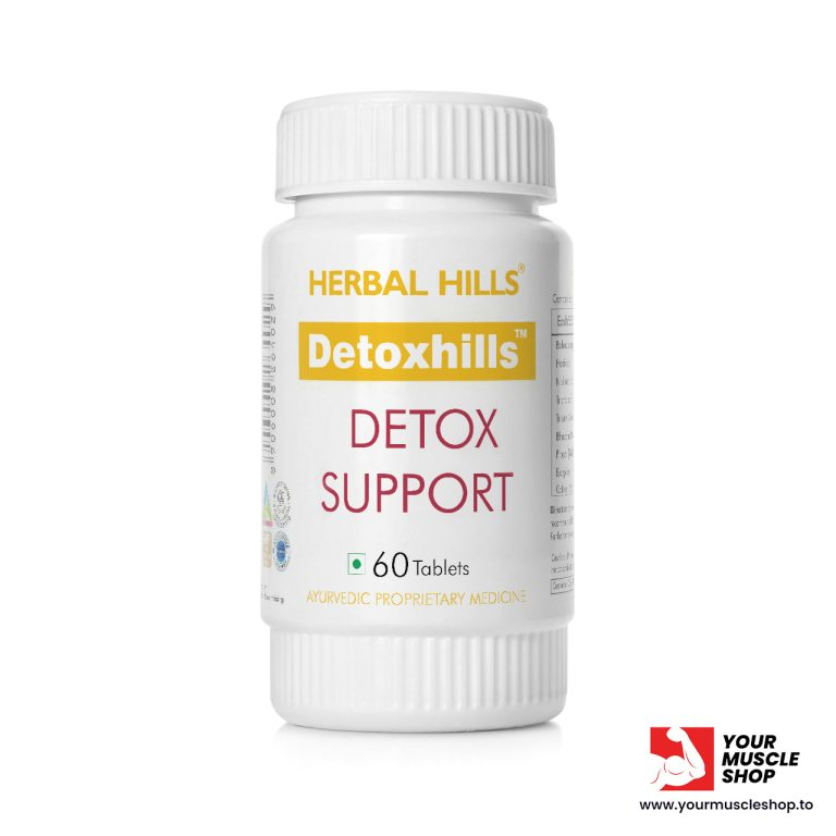 DETOXHILLS ( AVURVEDIC PROPRIETARY MEDICINE ) – DETOX SUPPORT 60 TABLETS BOTTLE – HERBAL HILLS