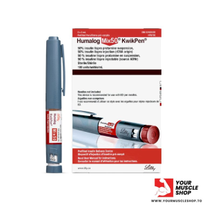 HUMALOG MIX50 (1 INSULIN PEN ) KWIKPEN – 100IU – LILLY ( WITH PEN NEEDLES)