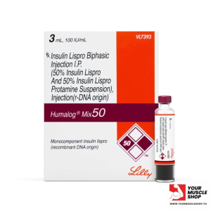 HUMALOG 100IU MIX-50 REFILL CARTRIDGE 3ML – Lilly