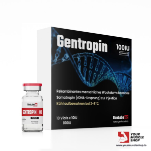 GENTROPIN (SOMATROPIN) 100IU HGH KIT WITH BACTERIOSTATIC WATER – GENLABS