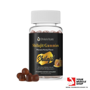 SHILAJIT GUMMIES ( 500MG ORGANIC SHILAJIT ) [60 GUMMIES – MANUKA HONEY FLAVOR – SHILAVITALS