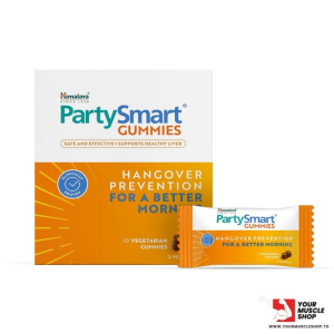 HANGOVER PREVENTION (PARTY SMART GUMMIES) [1 BOX 10 VEGETARIAN GUMMIES – HIMALAYA]