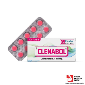 CLENABOL 40 MCG TABLET (CLENBUTEROL) 100 TABS – EVOLVE BIOLABS
