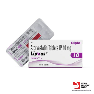 LIPVAS (ATORVASTATIN) 10MG / PER TAB – [10 TABLETS] – CIPLA
